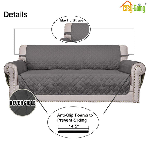 Easy-Going quilted 3-layer fabric provides soft, durable comfort.