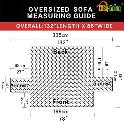 Easy-Going quilted texture with thick microfiber offers a soft, durable surface.