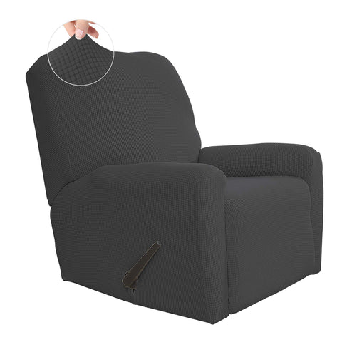 Easy-Going recliner slipcover texture close-up shows soft stretch protection
