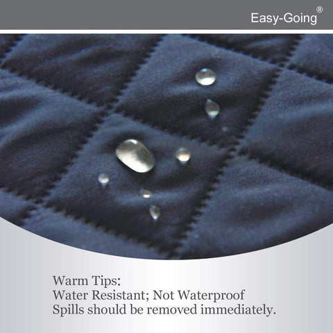 Easy-Going foam pipes included for secure placement and fit.