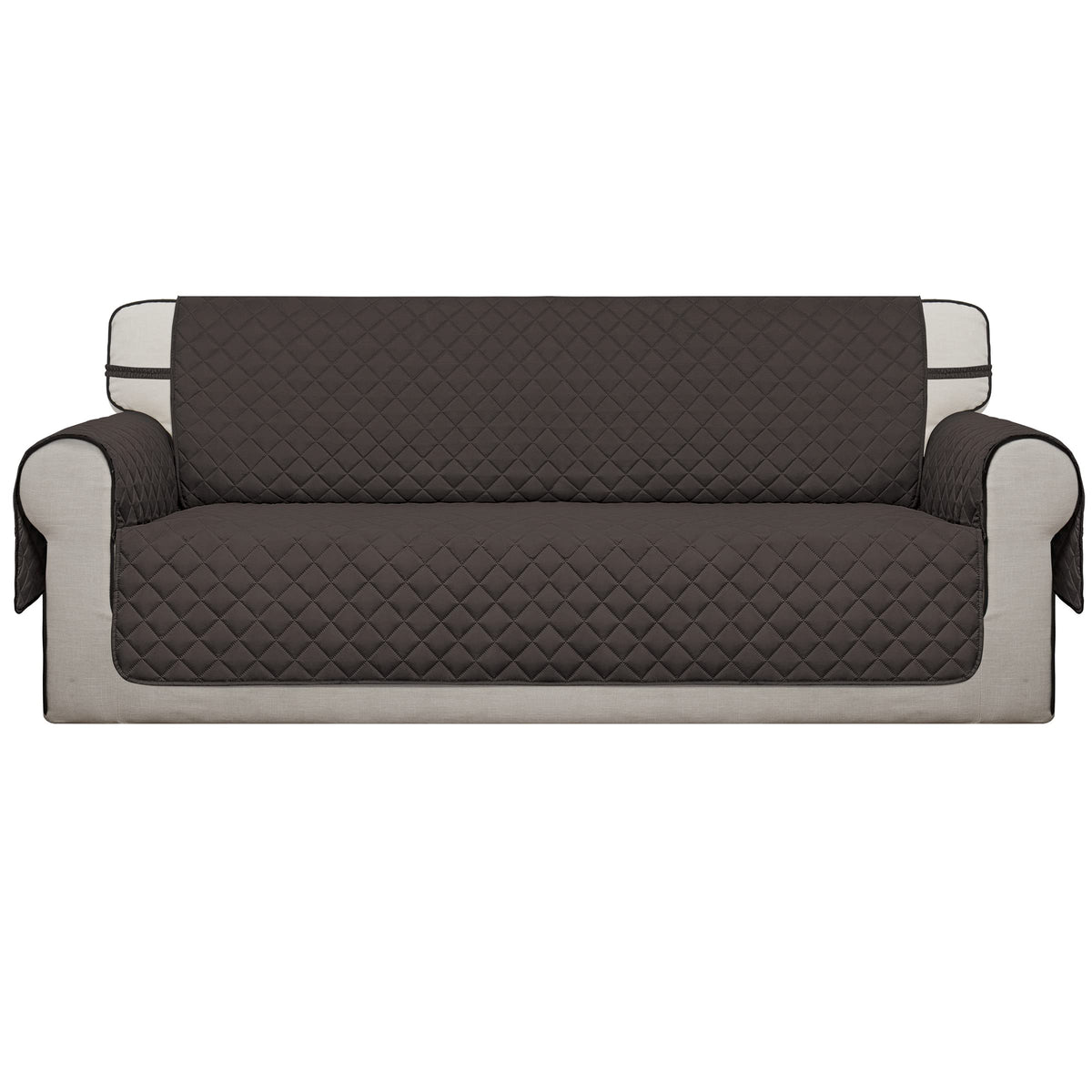 Easy-Going reversible couch cover for oversized 3-cushion sofa offering flexible protection.