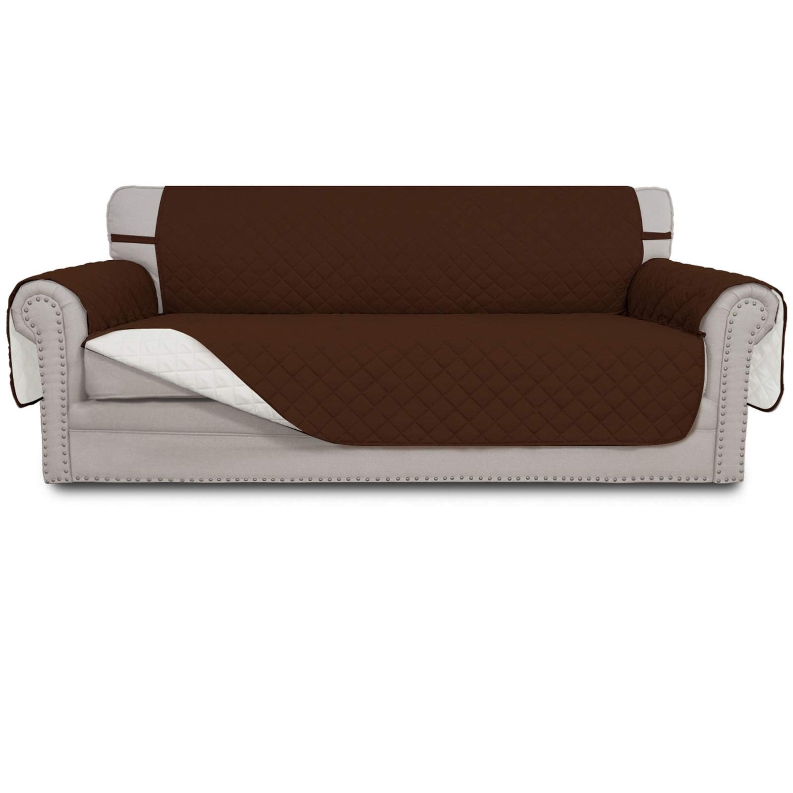 Easy-Going reversible couch cover with quilted texture for durable daily use