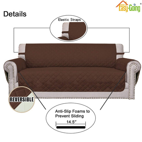 Easy-Going reversible cover offers two color options for versatile decorating