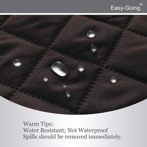 Easy-Going couch cover elastic straps prevent shifting during daily use