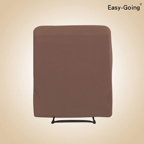 Easy-Going slipcover backrest center brown provides snug back protection