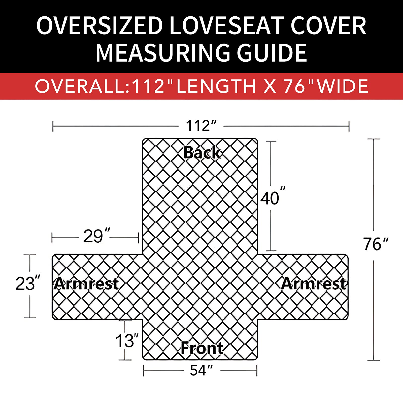 Easy-Going slipcover care label guides machine washing and maintenance.
