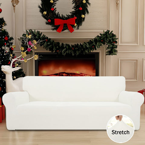 Easy-Going slipcover with non-slip foam anchors securing the fabric