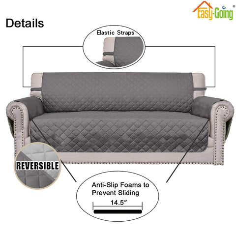 Easy-Going slipcover water-resistant fabric demonstrates spill protection during daily use.