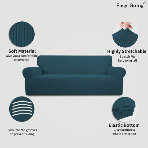 Easy-Going soft jacquard fabric provides comfortable seating with textured feel.