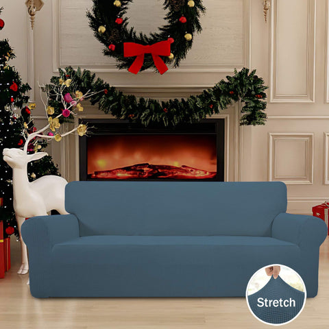 Easy-Going soft jacquard fabric slipcover adds cozy texture for daily family use.