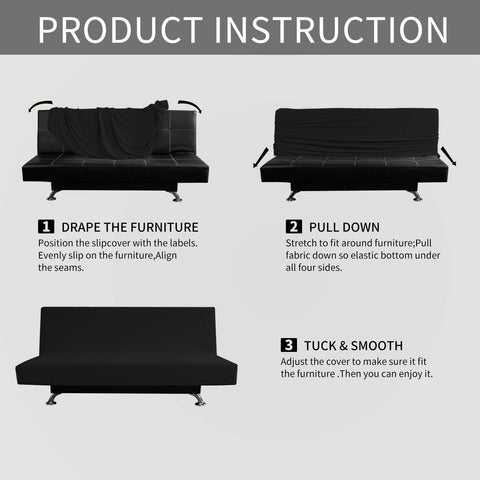 Easy-Going slipcover installation is quick for one person.