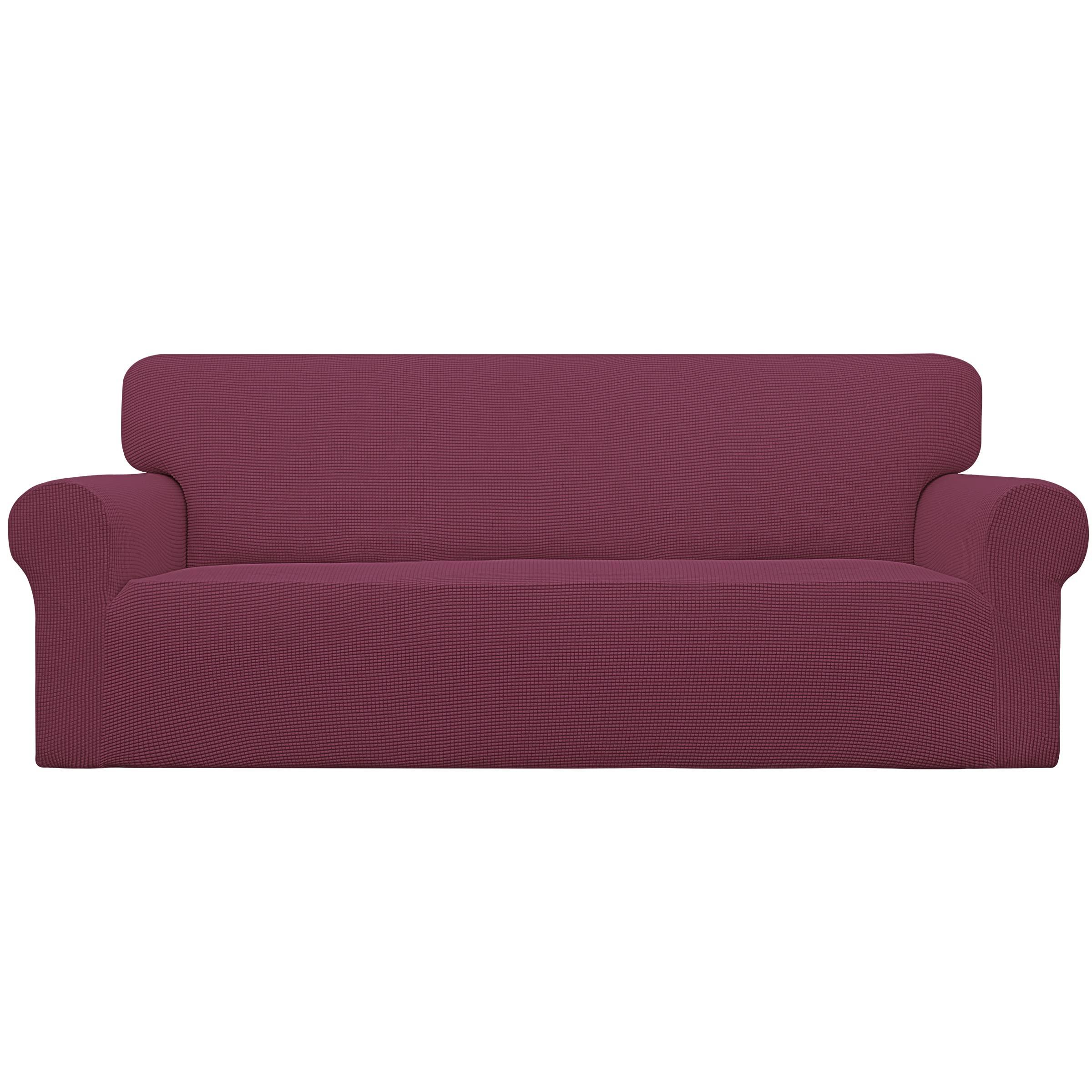 Easy-Going stretch sofa slipcover with elastic bottom for a snug, secure fit.