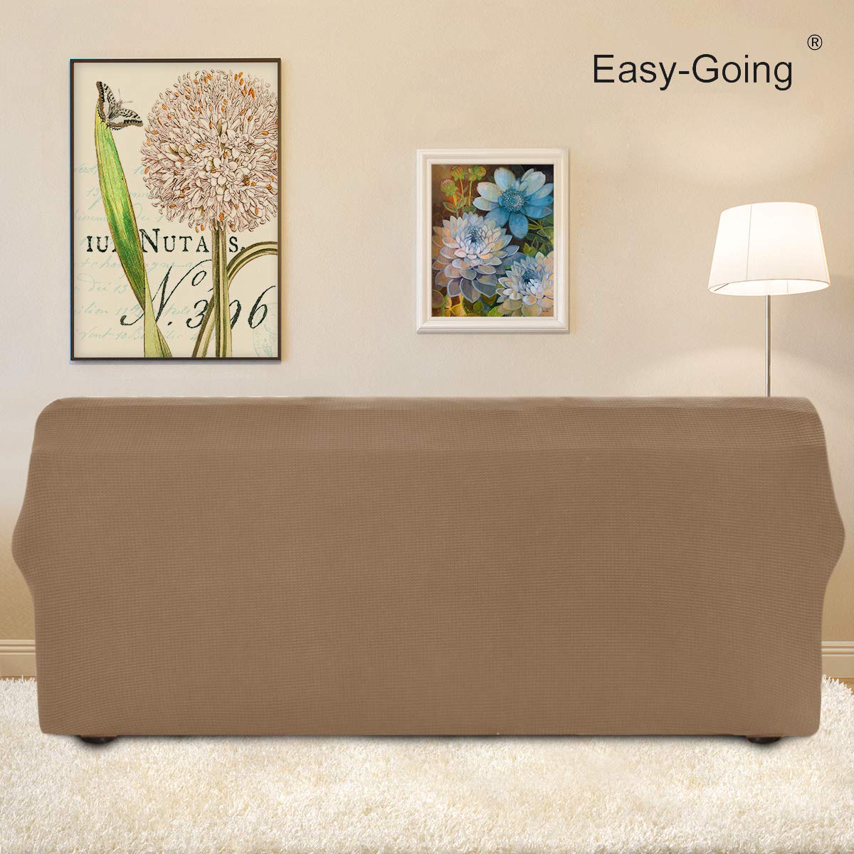 Non-slip foam anchors help keep the Easy-Going slipcover in place during daily use.