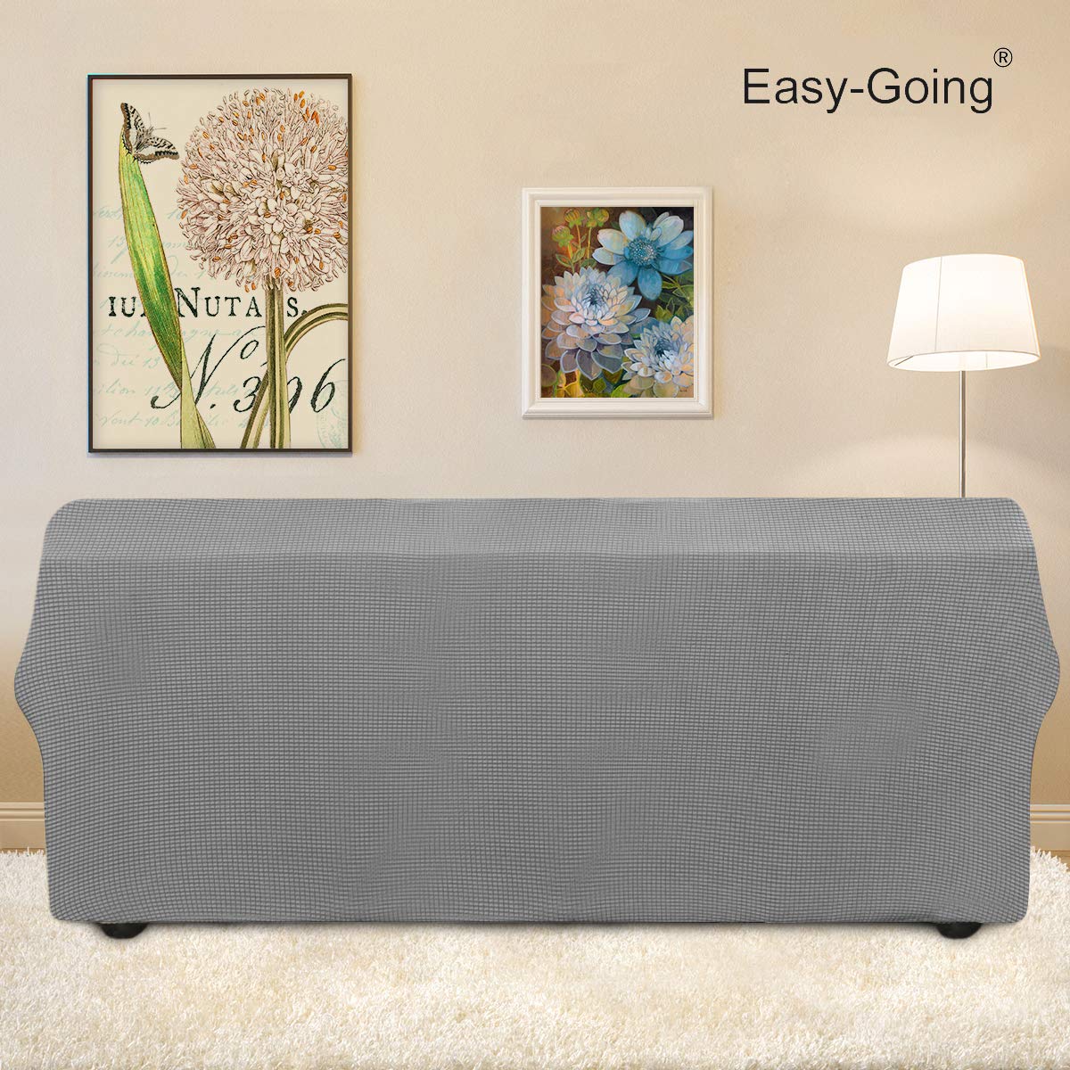 Non-slip foam anchors keep the slipcover in place during daily use.