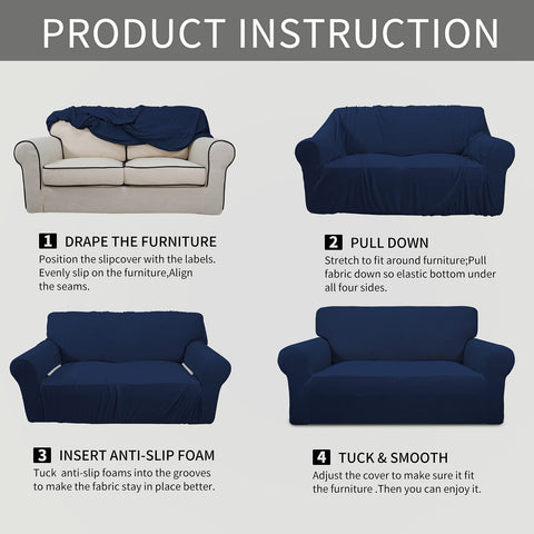 Easy-Going slipcover packaging included with anchors for easy install.