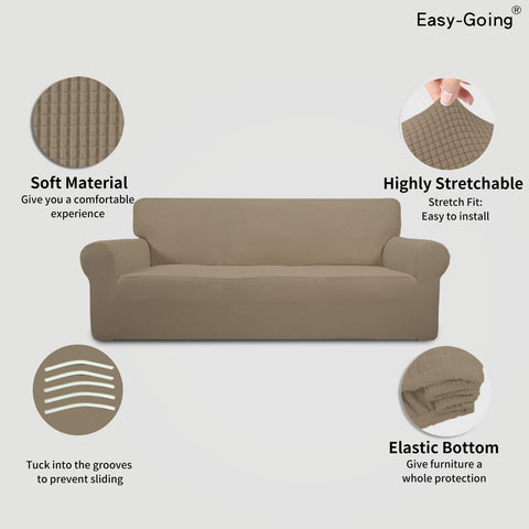 Easy-Going small checks pattern adds textured style to the sofa