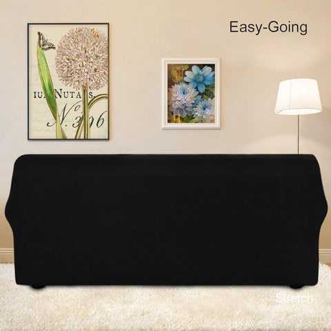 Easy-Going Stretch Sofa Slipcover soft-texture material enhances family comfort.