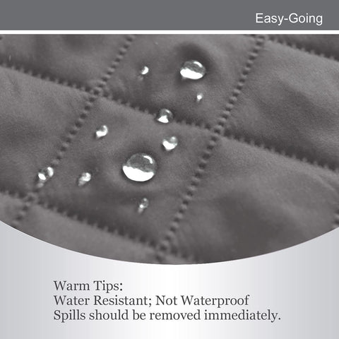 Easy-Going two-color options in gray and light gray suit your decor.