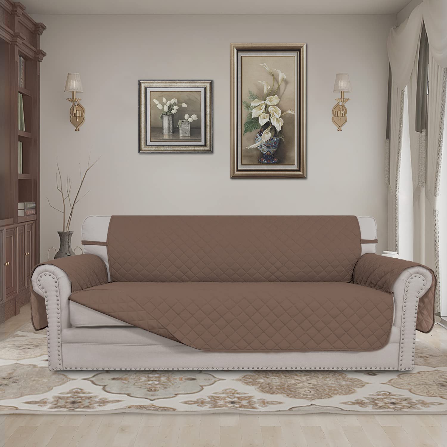 Easy-Going water-resistant furniture protector guards fabric against spills and stains