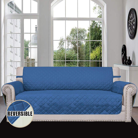 Easy-Going water-resistant protector displayed on a sofa for spill defense.