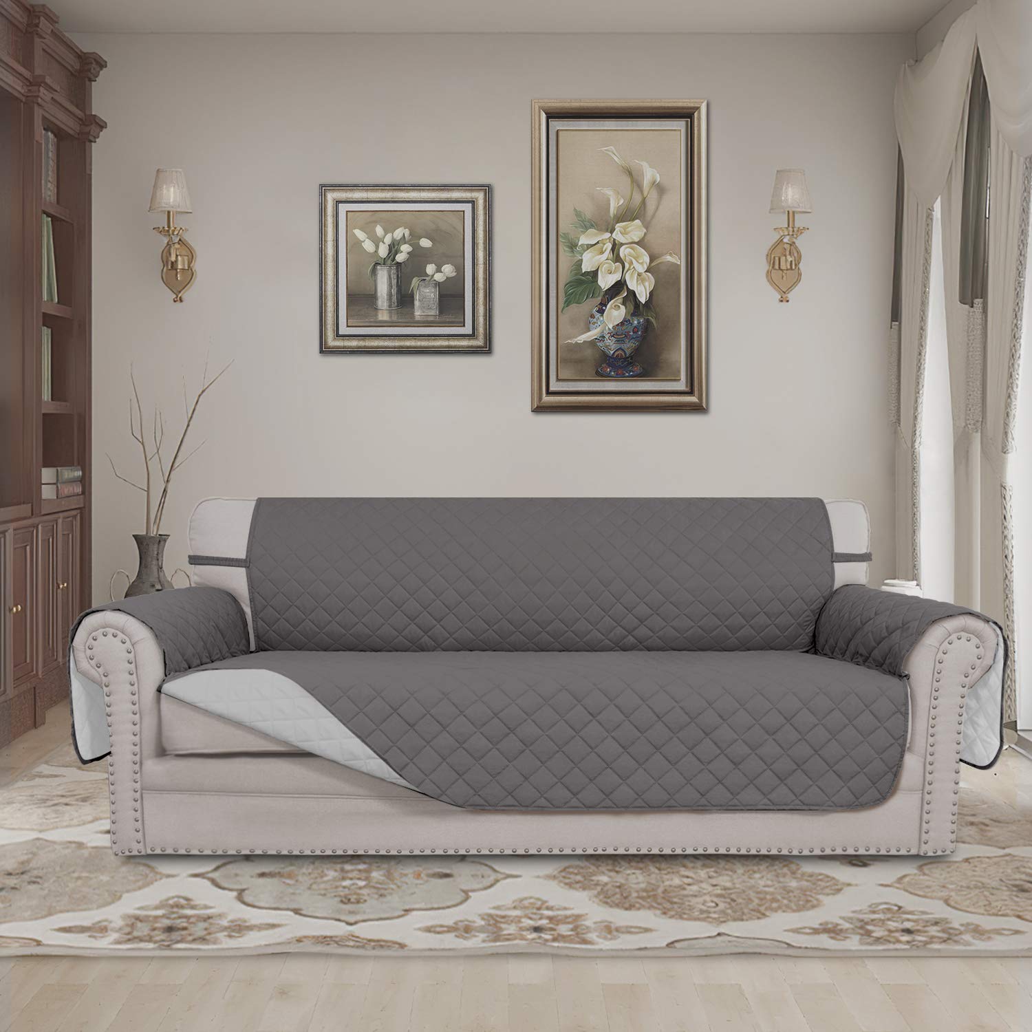 Easy-Going water-resistant sofa cover offering reliable spill protection for families with pets