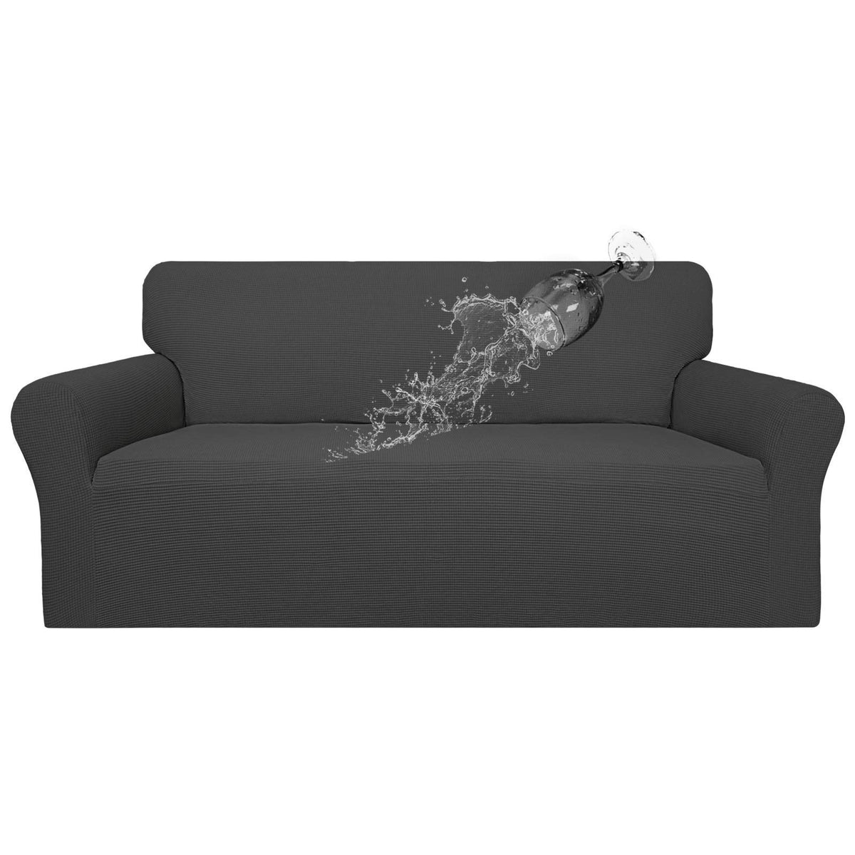 Easy-Going waterproof couch cover for oversized sofa protects against spills.