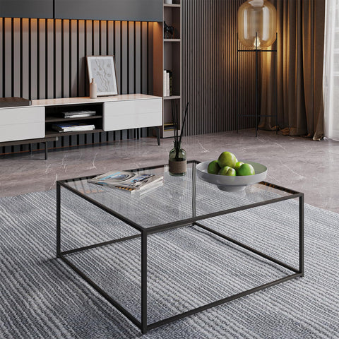 Easy Paws glass coffee table easy to assemble in minutes