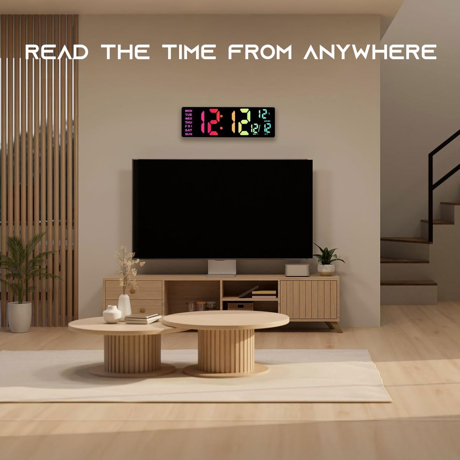 EASYERA RGB ambient lighting with 11 scenes for mood setting