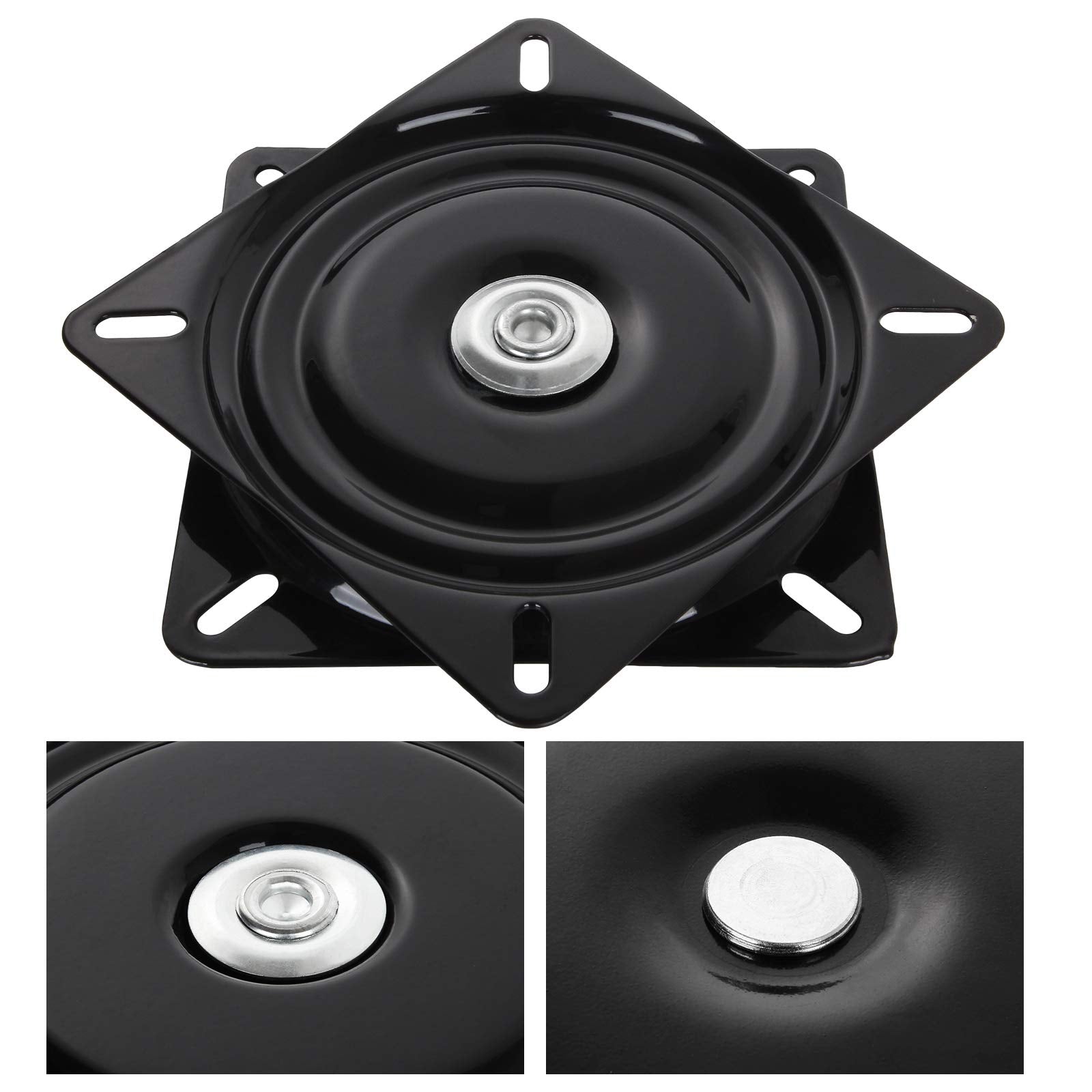 EATHEATY assembly-ready swivel plate; mounting hardware not included.