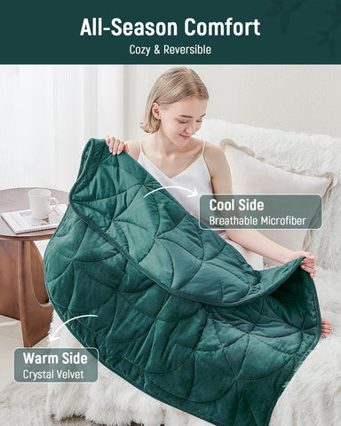 Eazfy Pro forest-green fabric showcases all-season comfort and stylish home use.