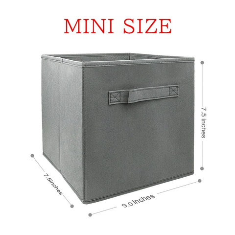 EBIGIC storage bin grey side handles ideal for easy transport around the home.