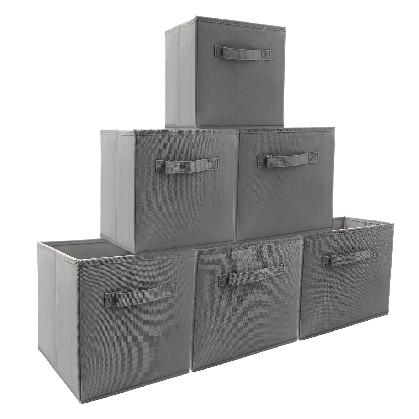 EBIGIC storage bin stackable foldable design saves space when not in use.