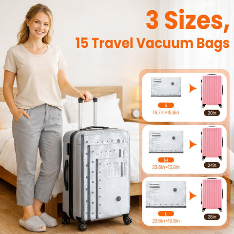 Ebukur large size bag fits bulky blankets and coats