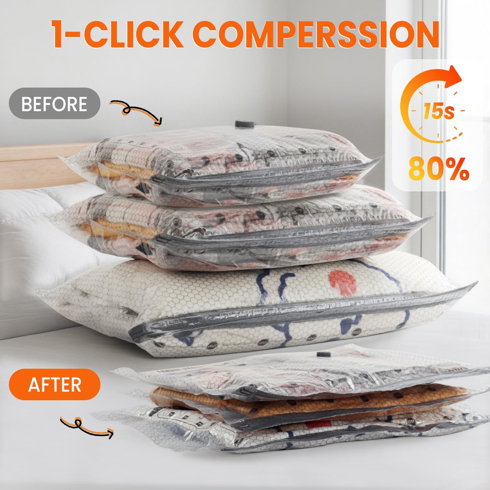 Ebukur medium size bag ideal for folded clothes and sweaters