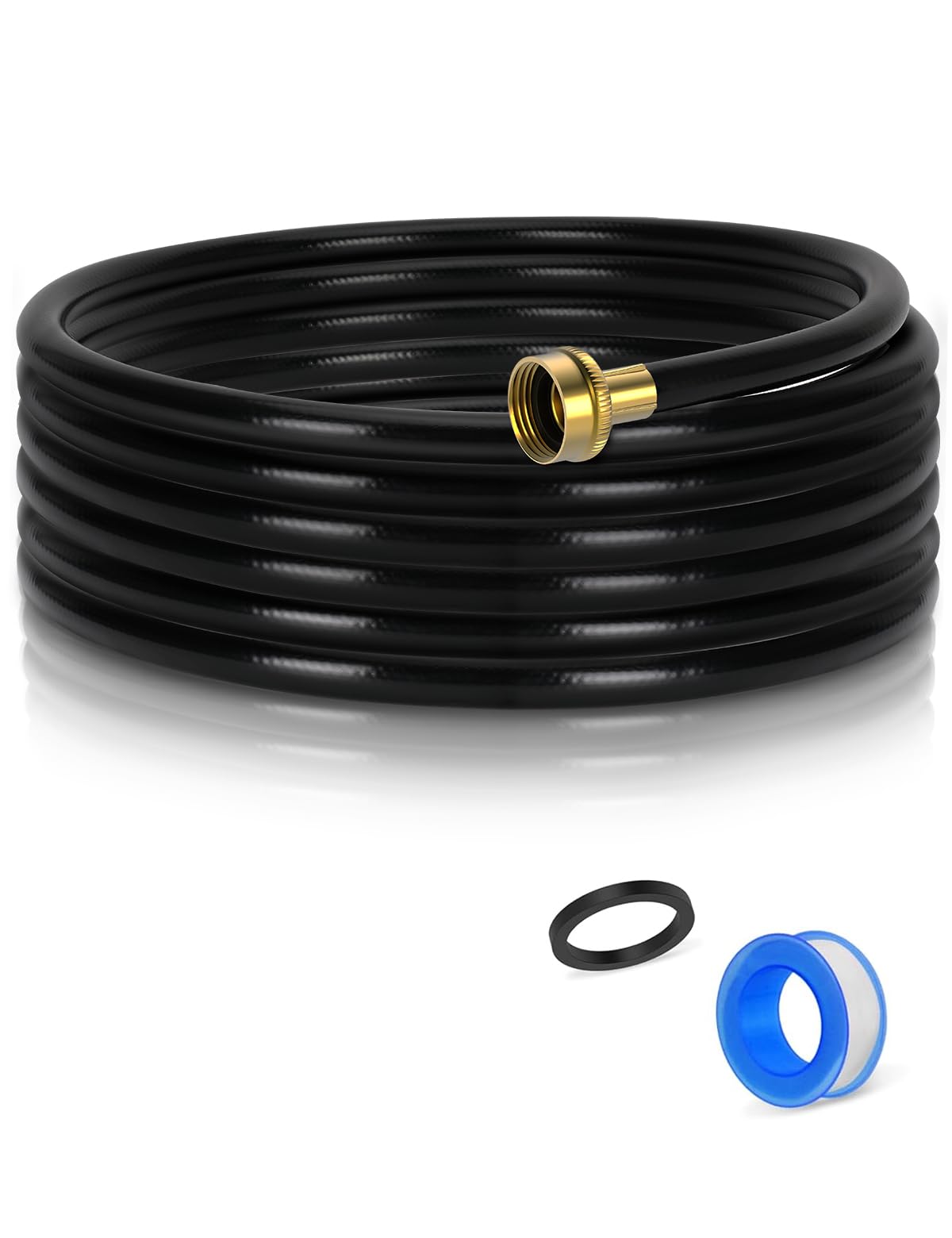 Ebusin 20ft drain hose with 3/4 FHT for flexible drainage
