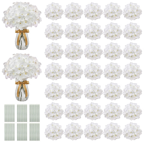 Eccelso Hydrangea care guide in ivory helps reshape compressed blooms.
