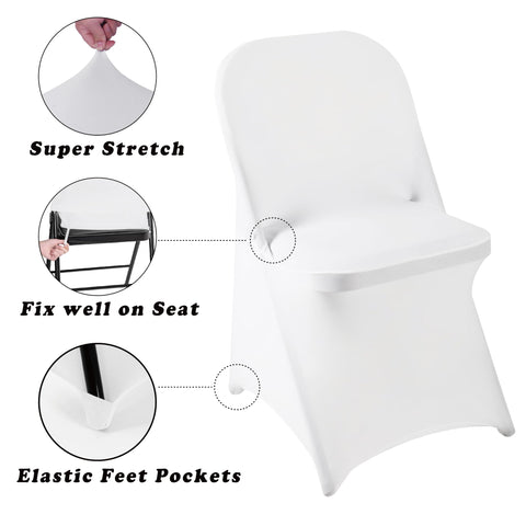 eccwai chair cover installation with four elastic pockets for full coverage