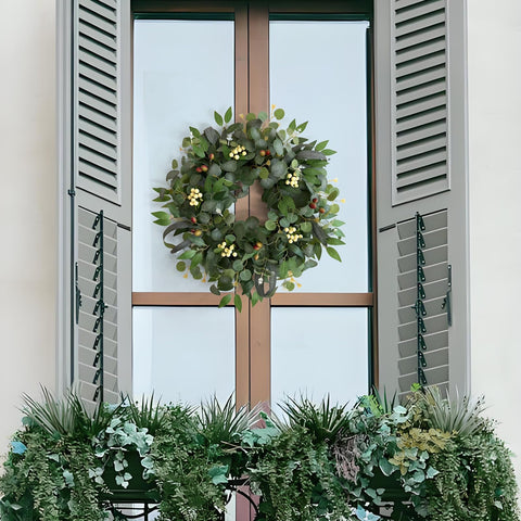 Ecerangus 22-24 inch wreath size fits most front doors