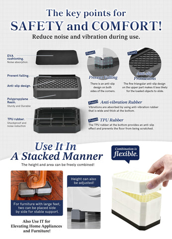 EclatBain L-shaped half-side design helps prevent feet from sliding.