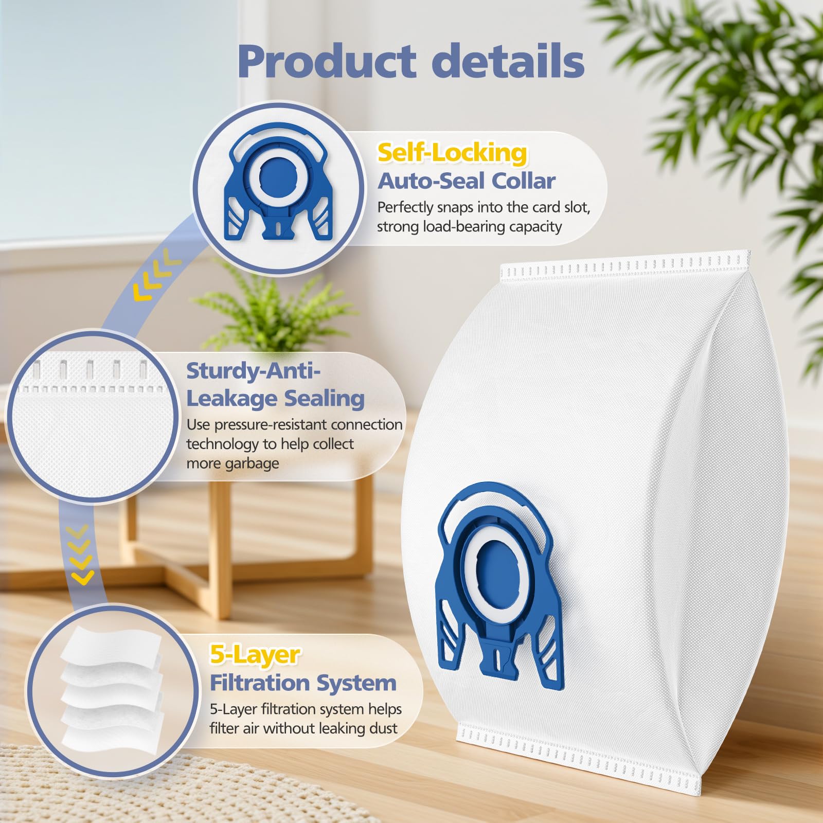 Ecleanfy 3D expanded structure increases capacity for large-area cleaning.