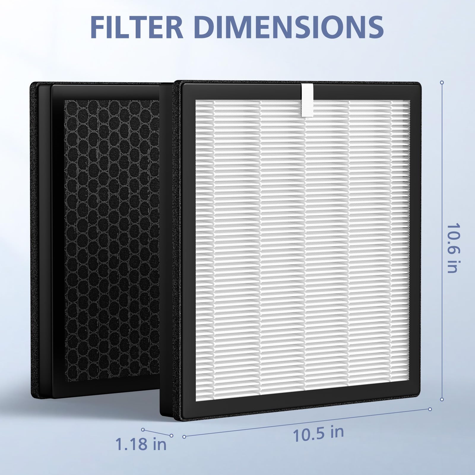 Ecleanfy G3 activated carbon layer reduces odors.