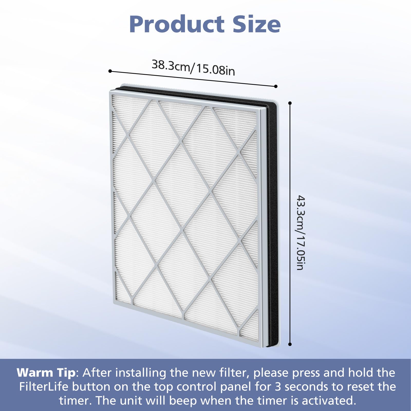 Ecleanfy HE401 filter activated carbon helps manage odors in rooms