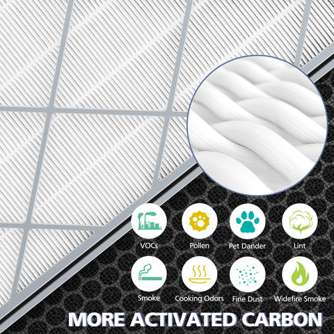 Ecleanfy HE401 filter reduces pet dander and hair in living spaces