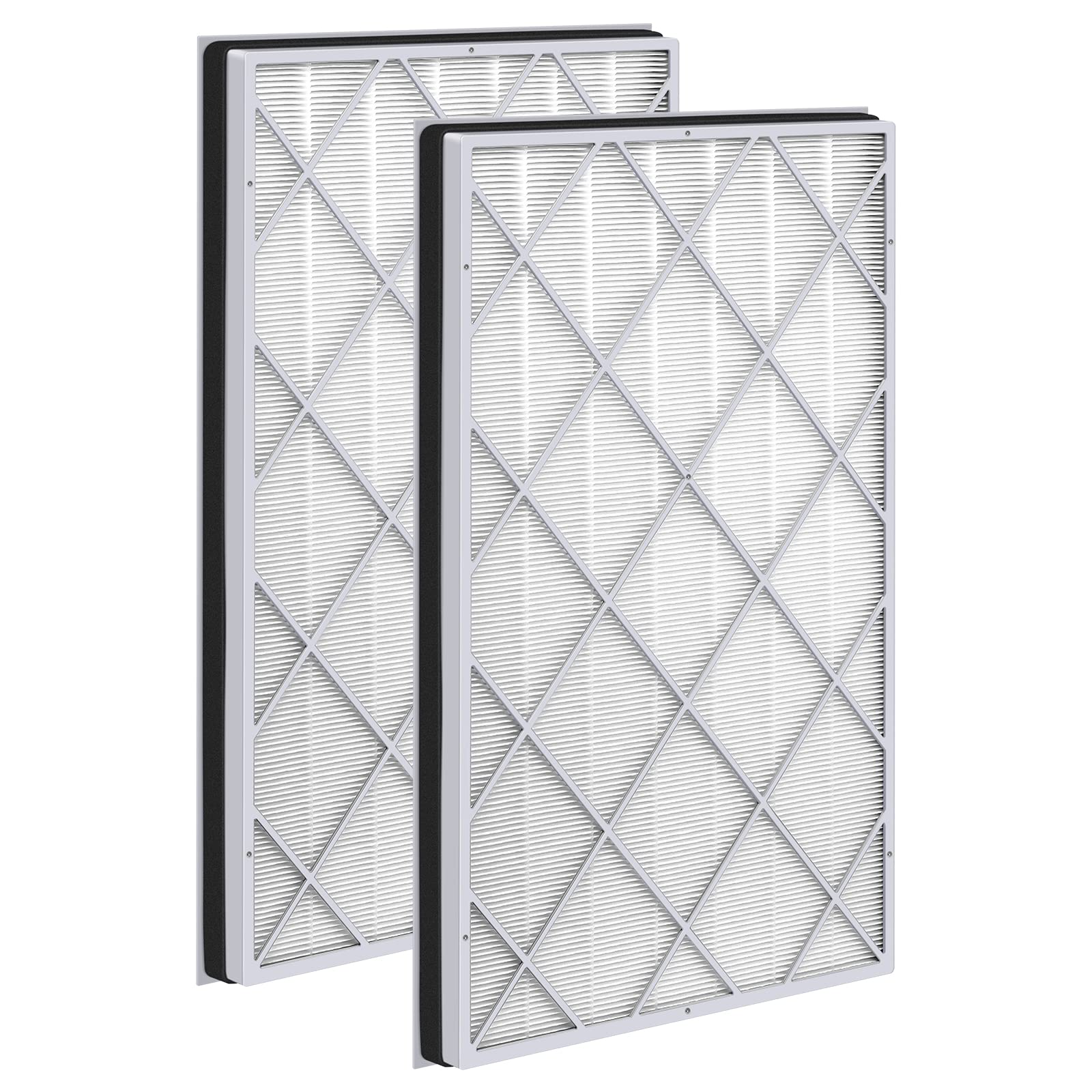 Ecleanfy HE601 2-pack front view for Shark purifier fits seamlessly