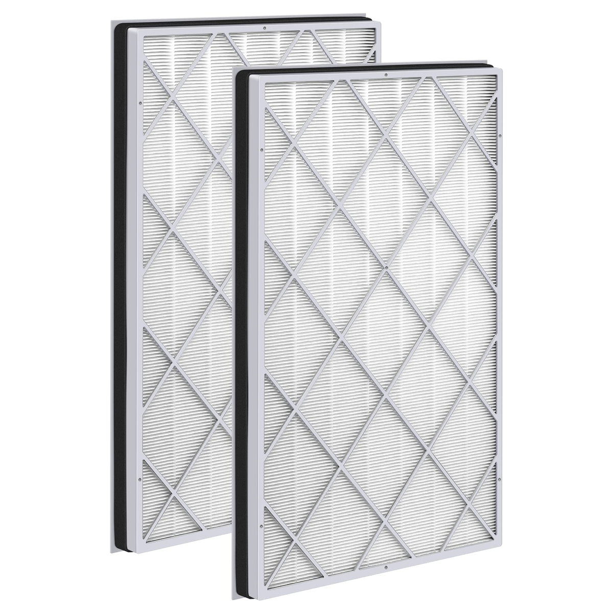 Ecleanfy HE601 2-pack front view for Shark purifier fits seamlessly