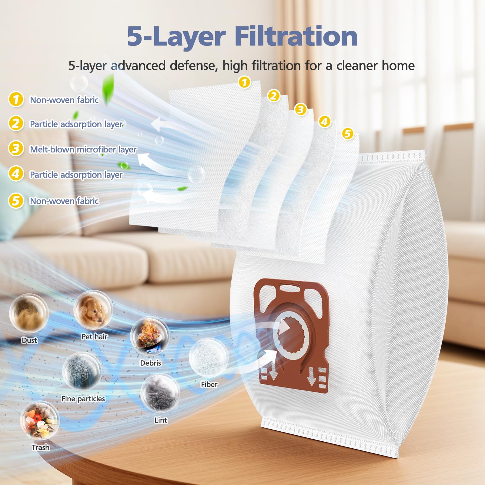 Ecleanfy HyClean Air auto-seal ring shown for hygienic disposal.