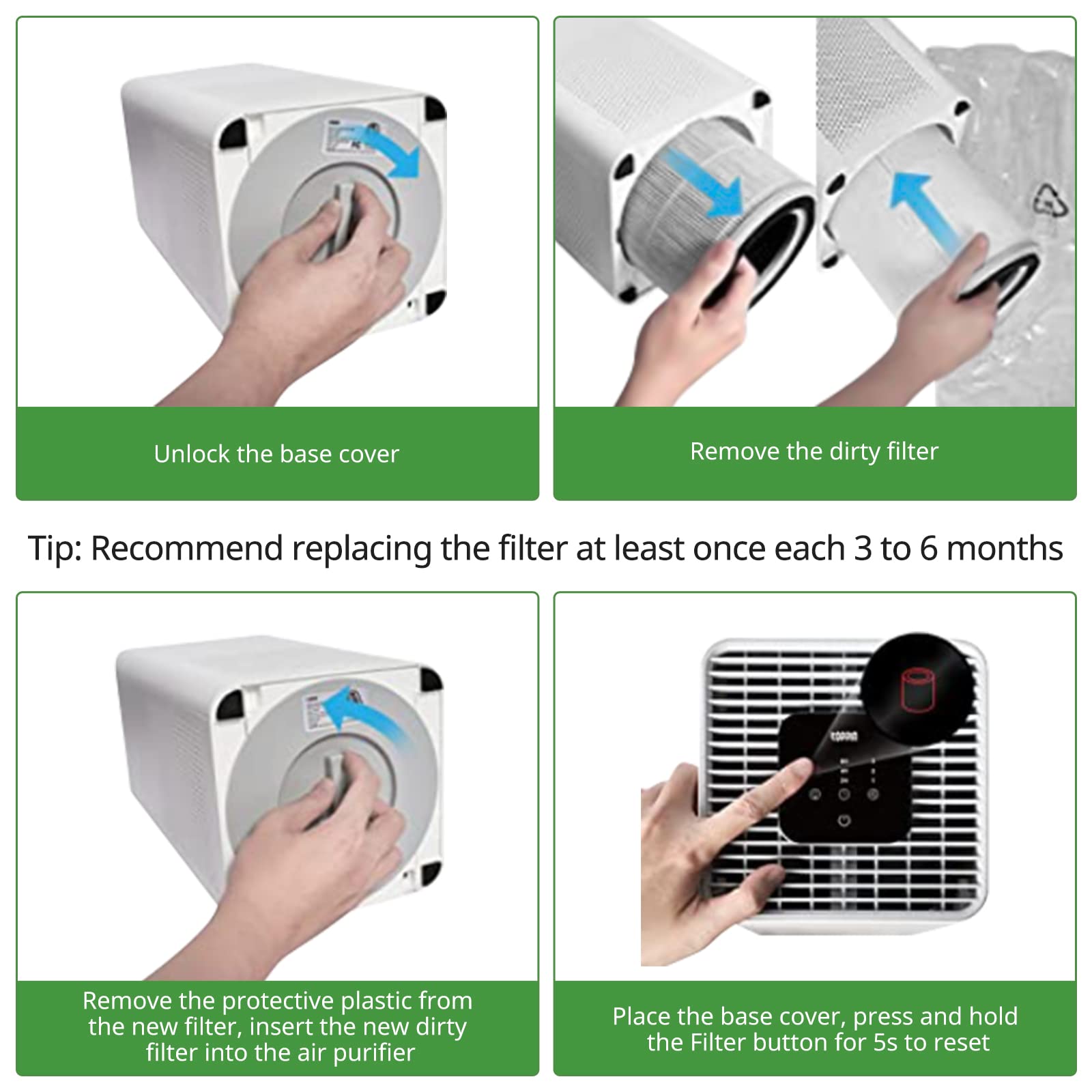 Ecleanfy TPAP001 care instructions with FSC-certified paper