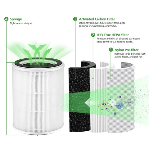Ecleanfy TPAP001 compatibility label ensures correct purifier model