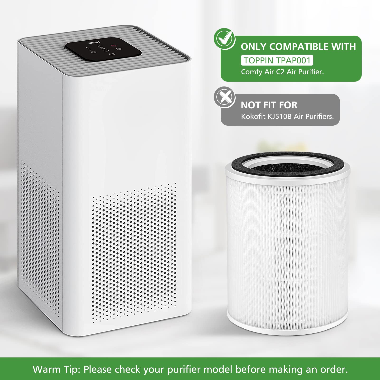 Ecleanfy TPAP001 installation guide for tool-free replacement