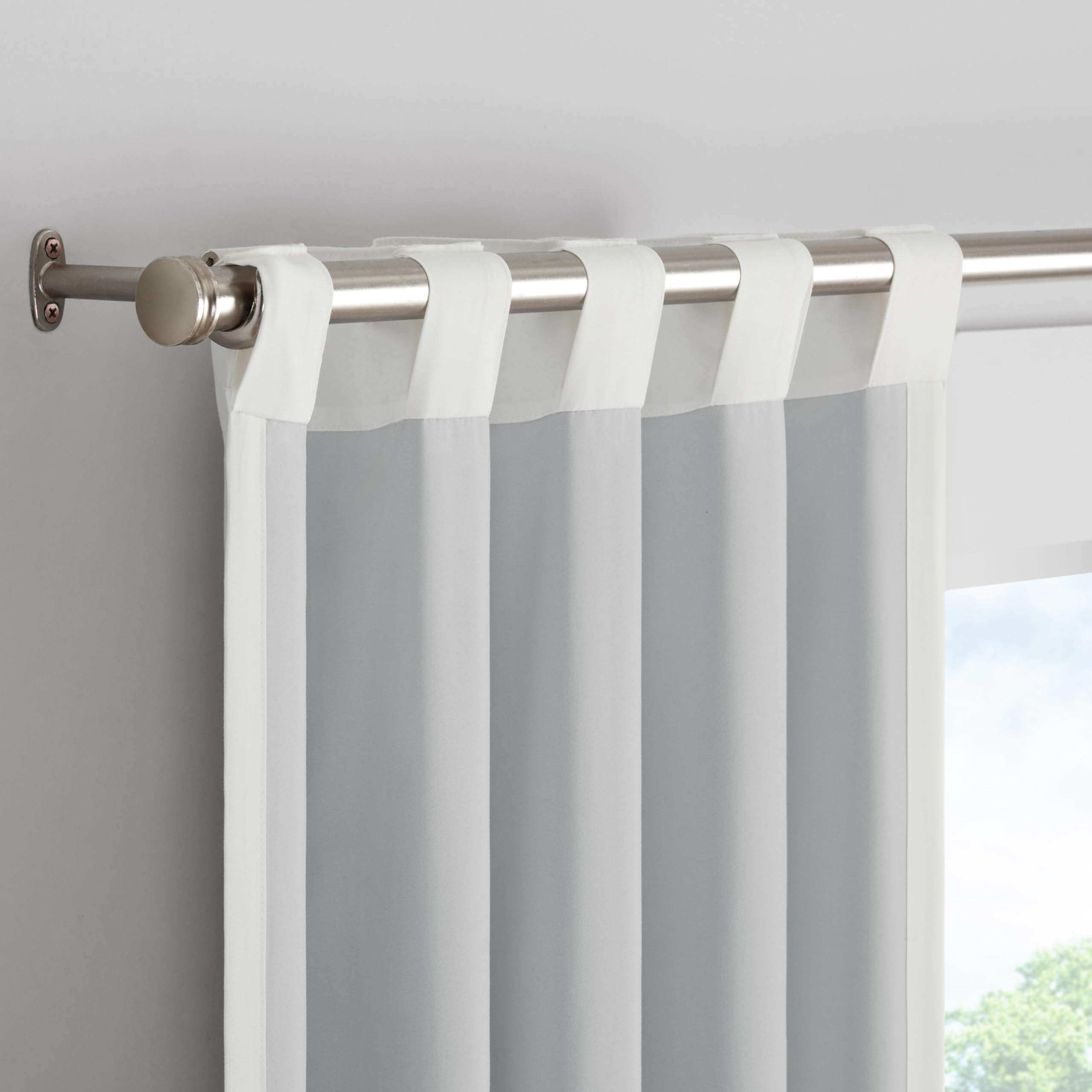 Eclipse White blackout curtain room setup 84x40, creates a cozy, light-controlled play area.